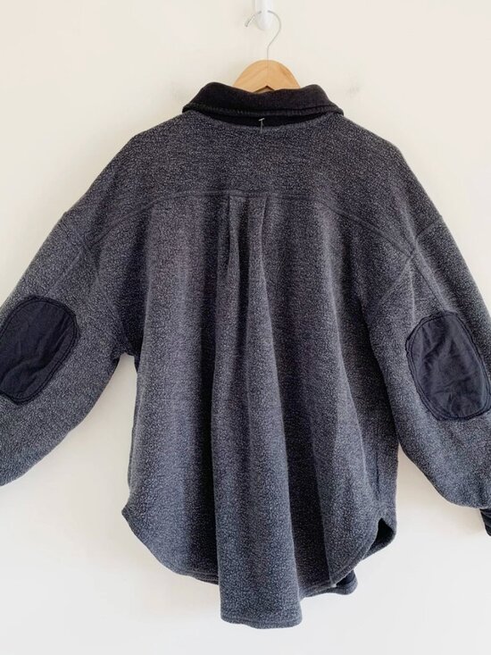 Free People Jackets & Blazers - Free People Ruby Jacket – Charcoal Grey + Black – Size XS